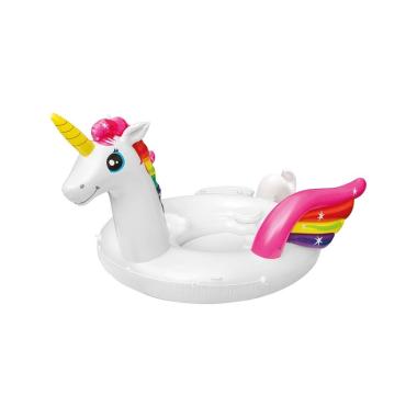 Intex 57266 - Mega Isola Party Unicorno Intex 503x335x173cm