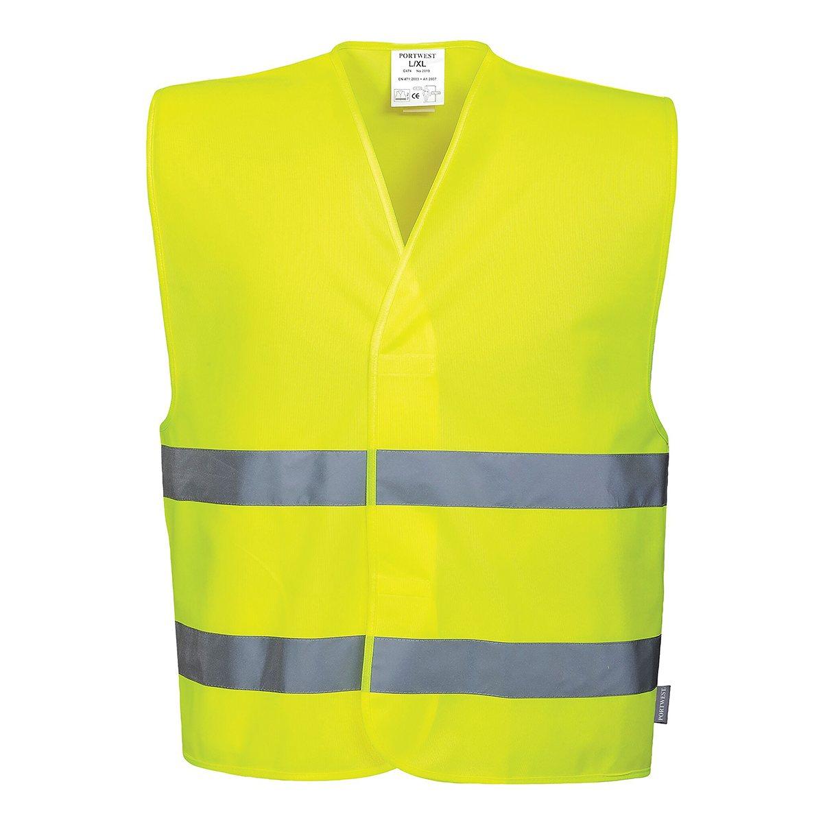 Gilet alta visibilita' tg. xl giallo