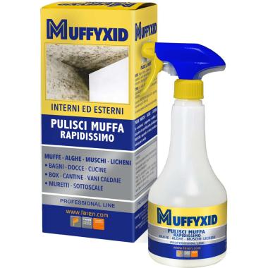 Antimuffa spray lt 0,5 'muffyxid' con nebulizzatore 'faren'