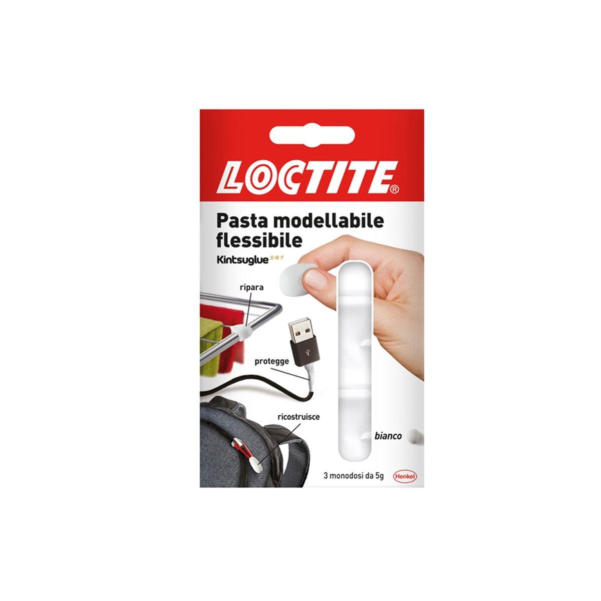 Loctite - Pasta modellabile flessibile Kintsuglue 3x5g bianco