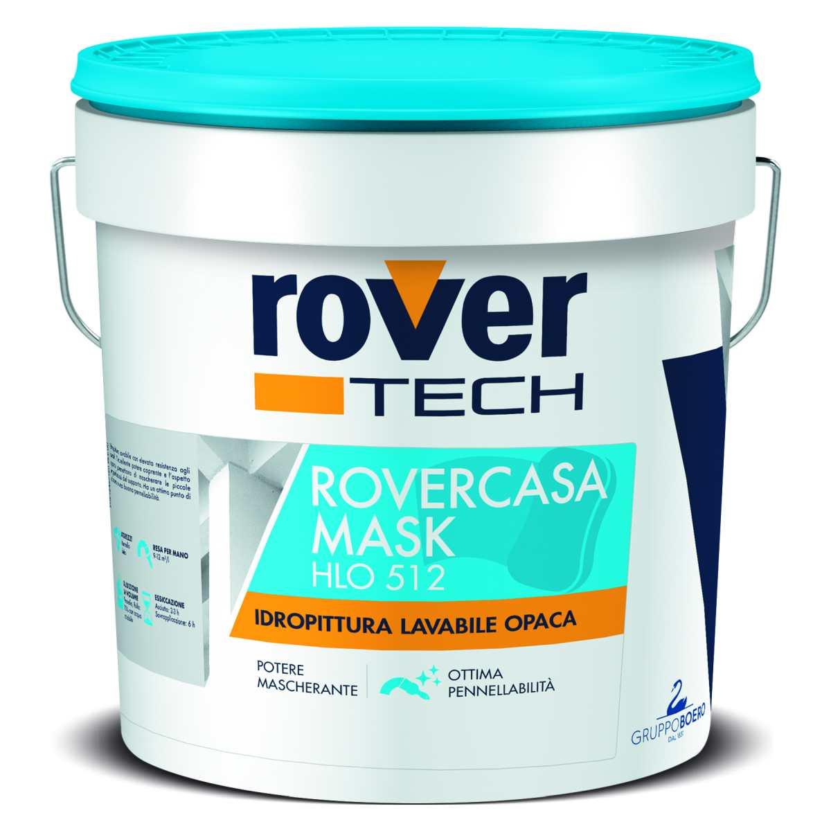 Rovercasa mask hlo512 - idropittura lavabile opaca bianca 5l