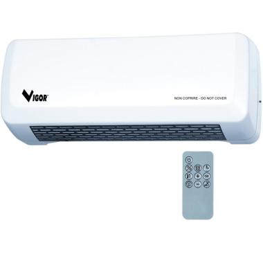 Termoconvettore vigor v-tcpa a parete 2000 watt