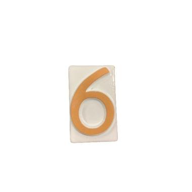 NUMERO CIVICO IN TERRACOTTA "6/9" CM.8,5H