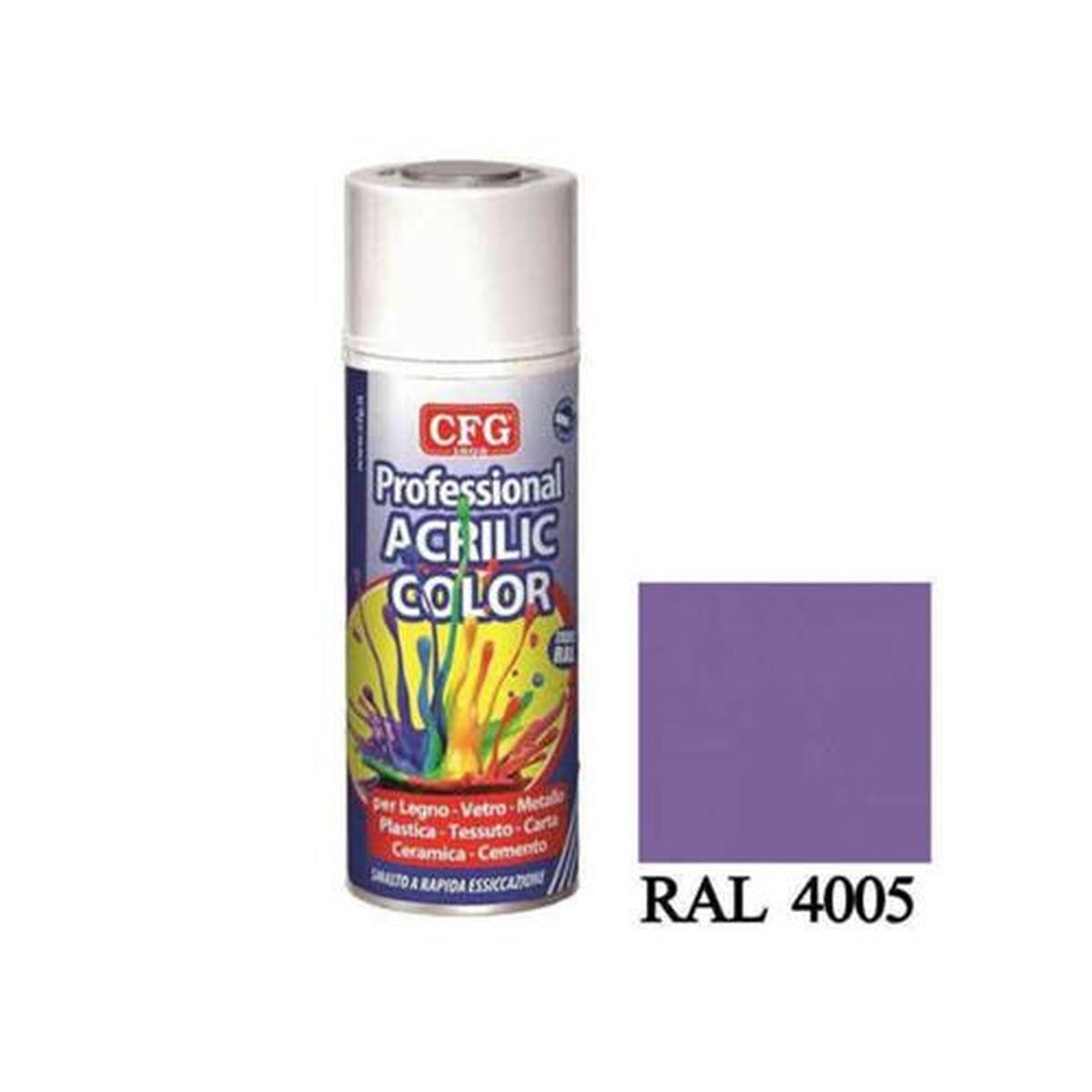 Cfg smalto acrilico professionale viola chiaro ral4005 / 400ml