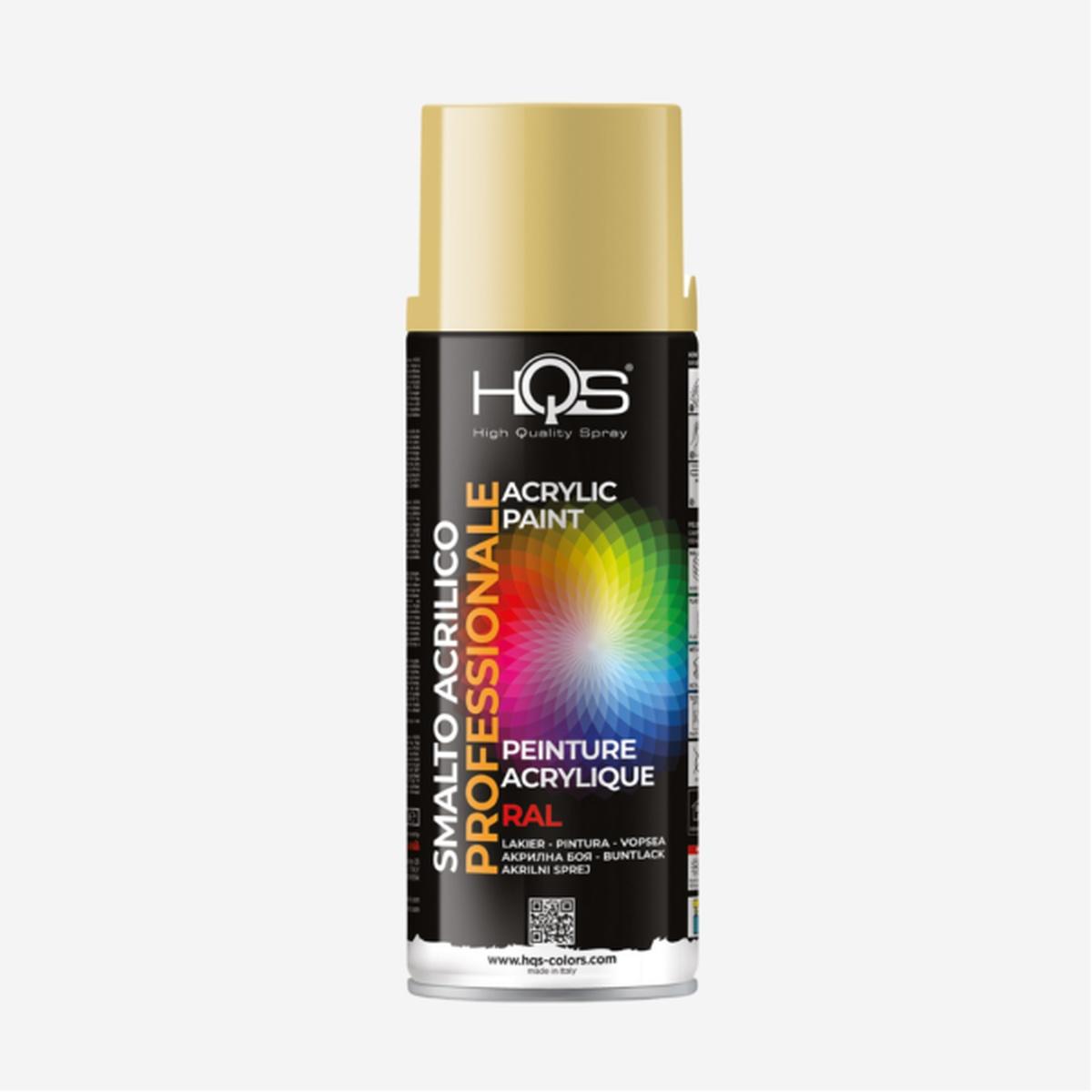 Hqs colors vernice spray ral 1002 giallo sabbia 400 ml