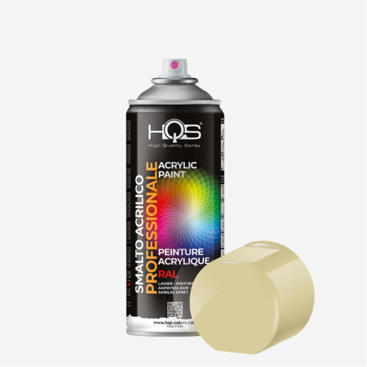 Hqs colors vernice spray ral 1014 giallo avorio 400 ml