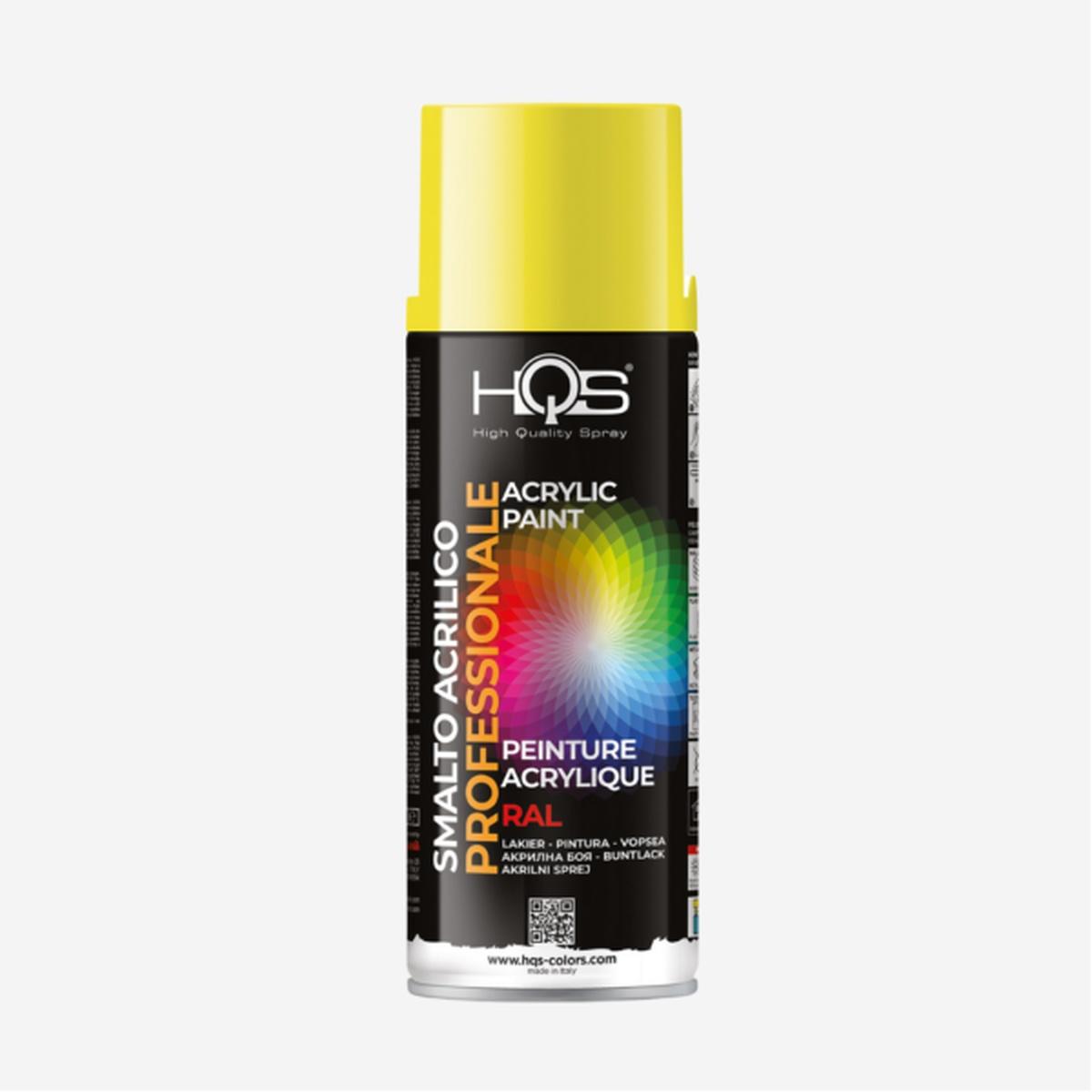 Hqs colors vernice spray ral 1018 giallo zinco 400 ml