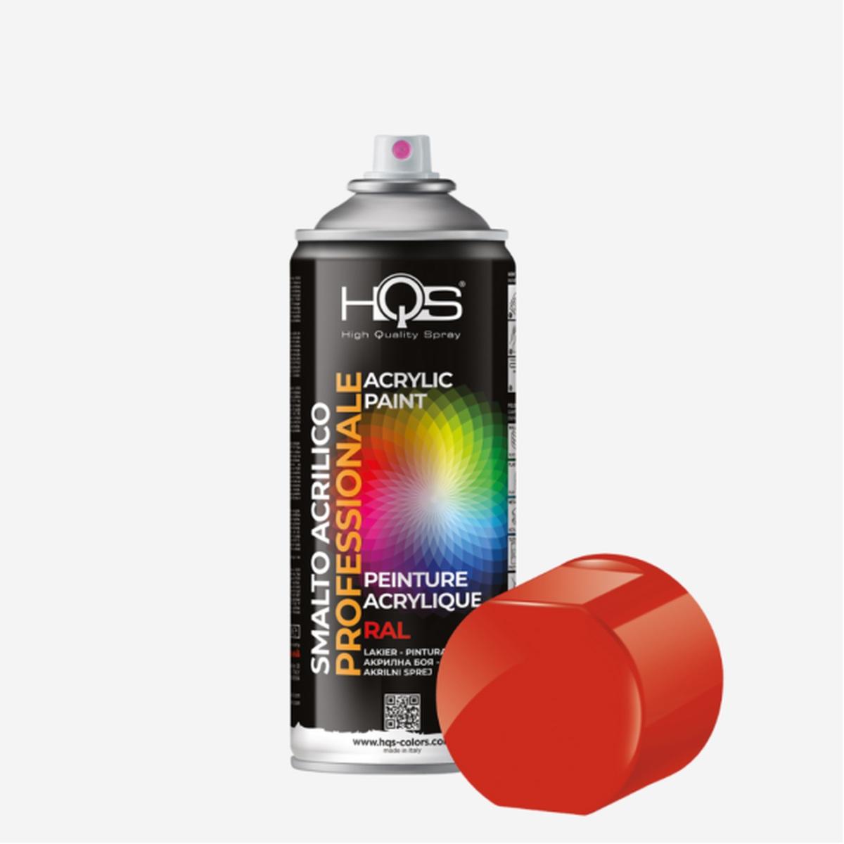 Hqs colors vernice spray ral 2002 arancio scuro 400 ml