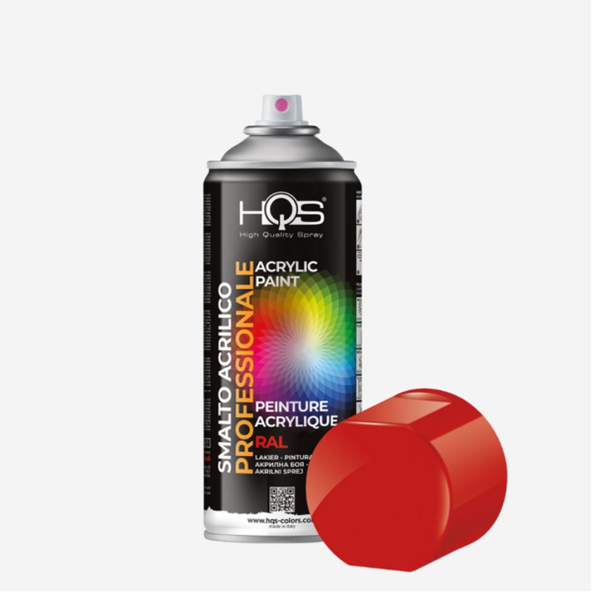 Hqs colors vernice spray ral 3020 rosso traffico 400 ml