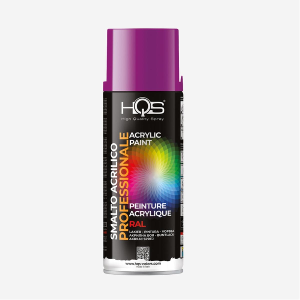 Hqs colors vernice spray ral 4006 porpora traffico 400 ml