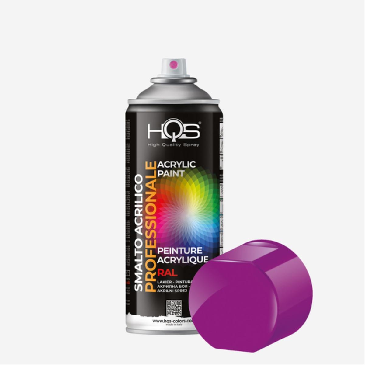 Hqs colors vernice spray ral 4006 porpora traffico 400 ml