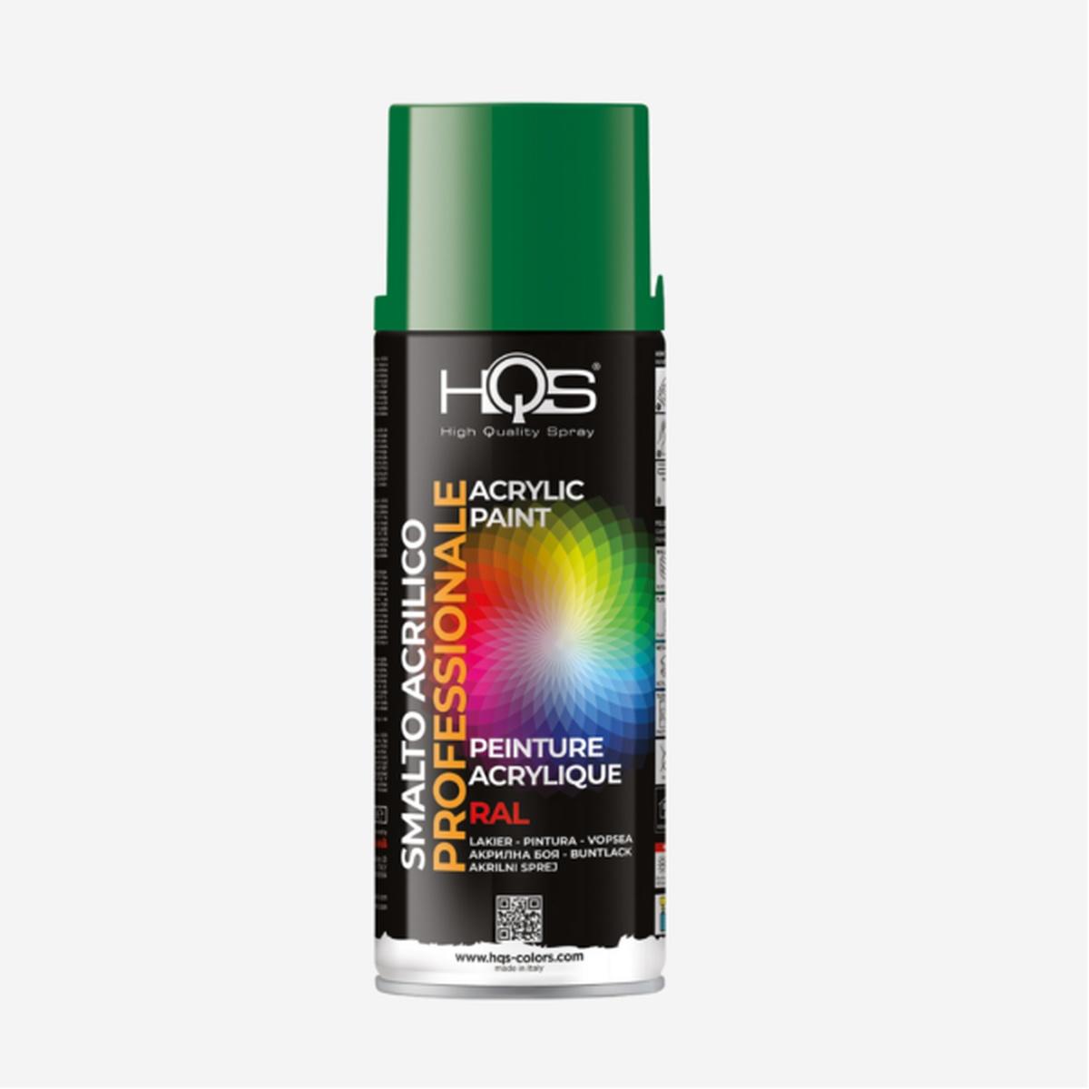 Hqs colors vernice spray ral 6001 verde smeraldo 400 ml