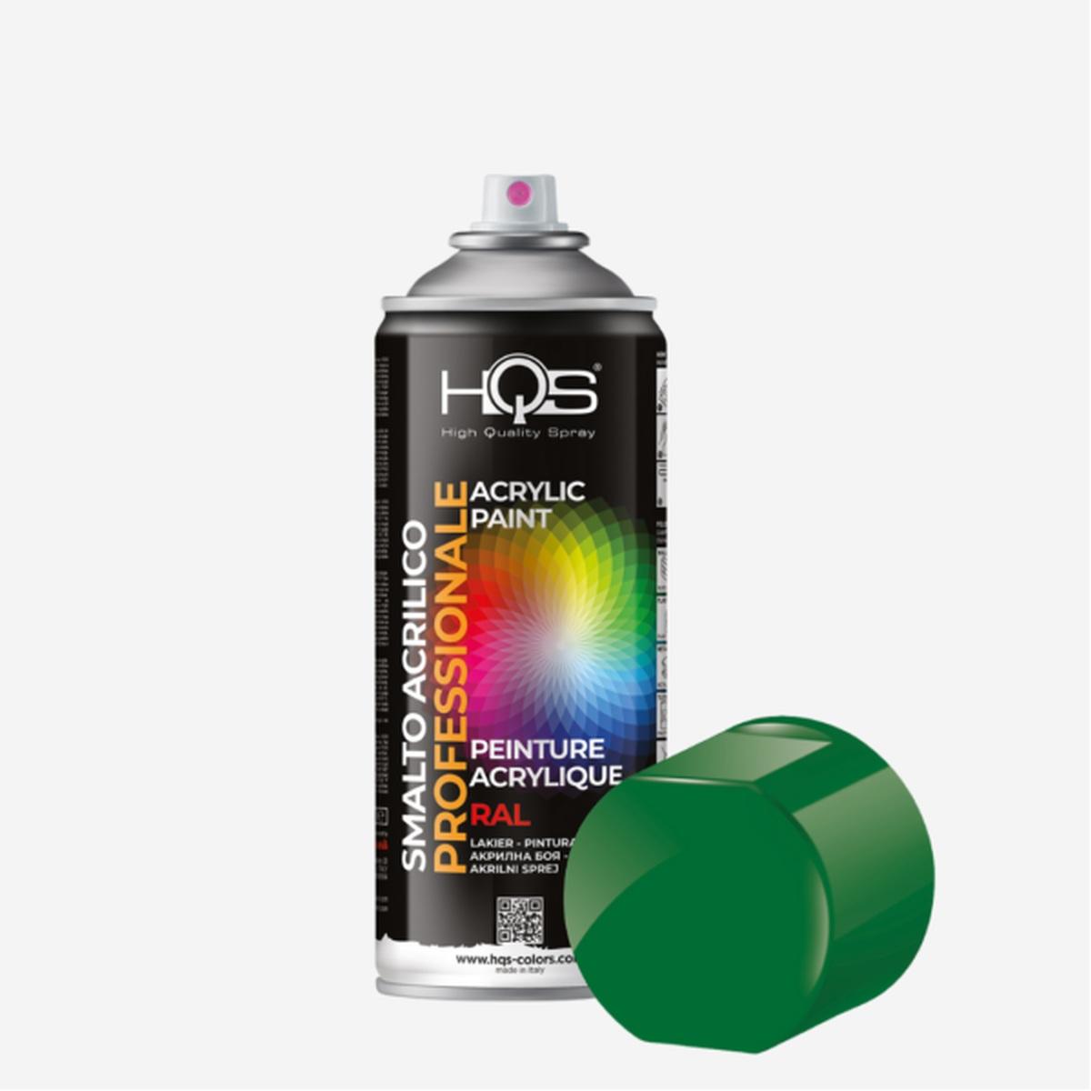 Hqs colors vernice spray ral 6001 verde smeraldo 400 ml