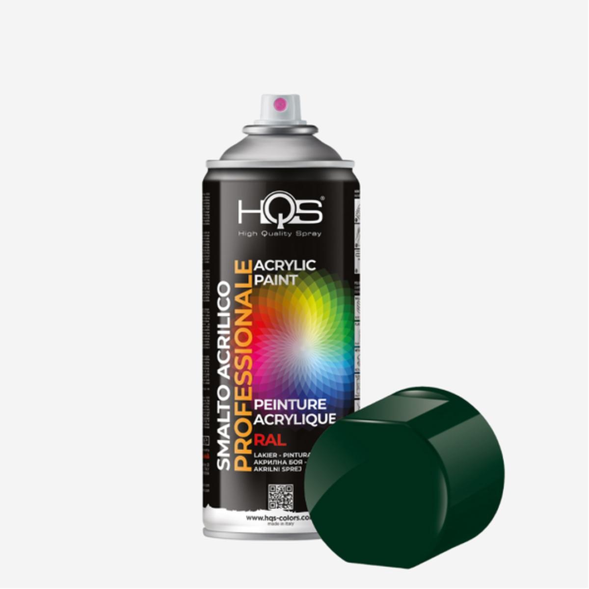 Hqs colors vernice spray ral 6005 verde muschio 400 ml