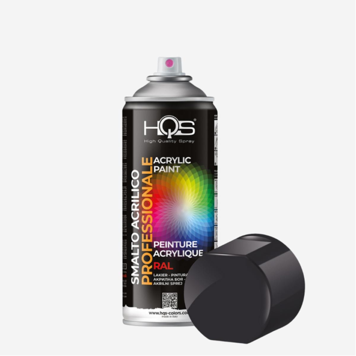 Hqs colors vernice spray ral 8019 marrone grigio 400 ml