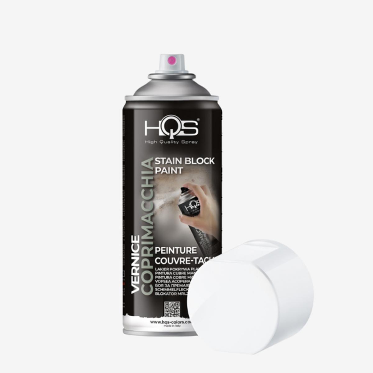 Hqs colors vernice spray bianco coprimacchia 400 ml