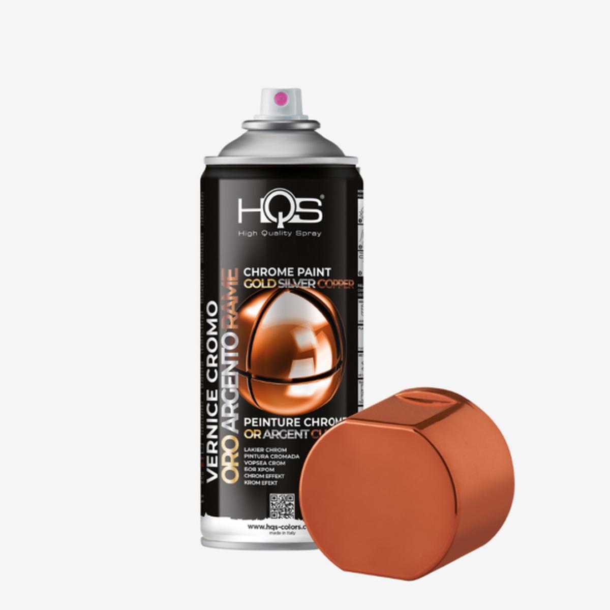 Hqs colors vernice spray cromo rame 400 ml