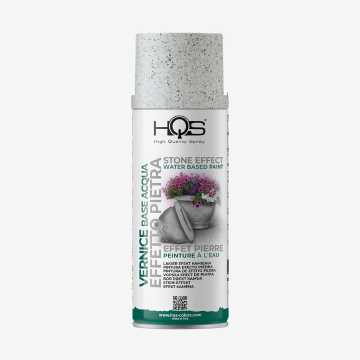 Hqs colors vernice spray effetto pietra grigio chiaro 400 ml