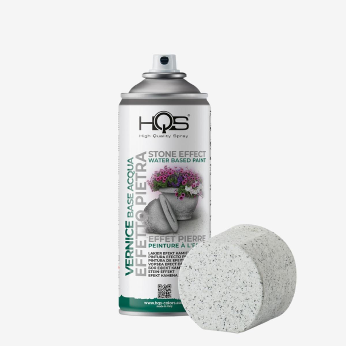 Hqs colors vernice spray effetto pietra grigio chiaro 400 ml