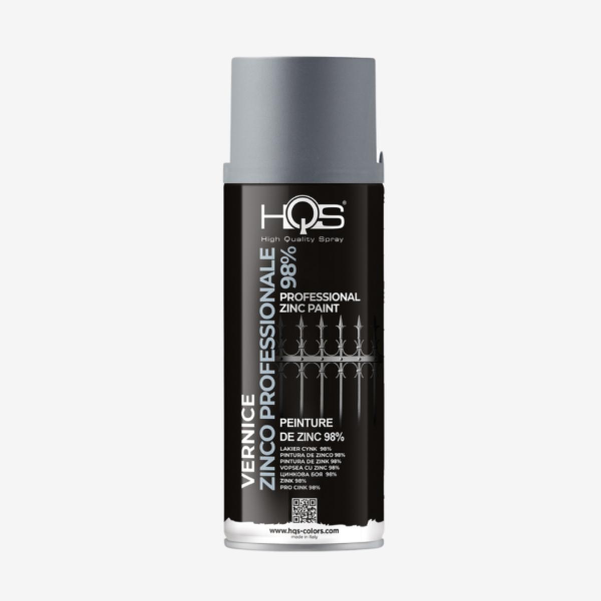 Hqs colors vernice spray zinco 98% 400 ml