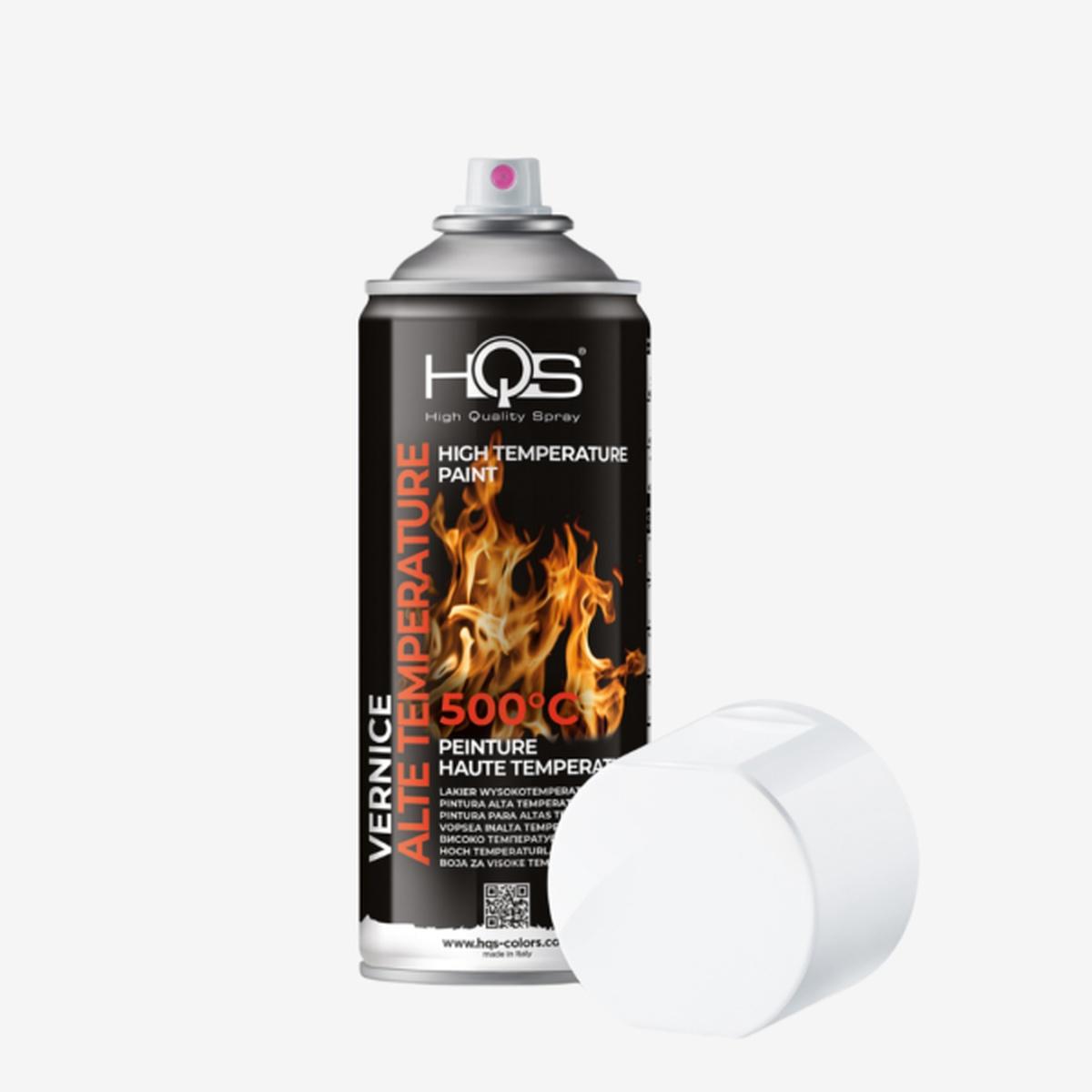 Hqs colors vernice spray bianco alte temperature 400 ml