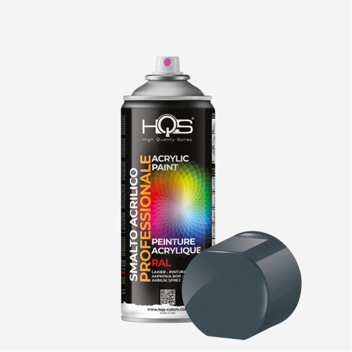 Hqs colors vernice spray ral 7011 grigio ferro 400 ml