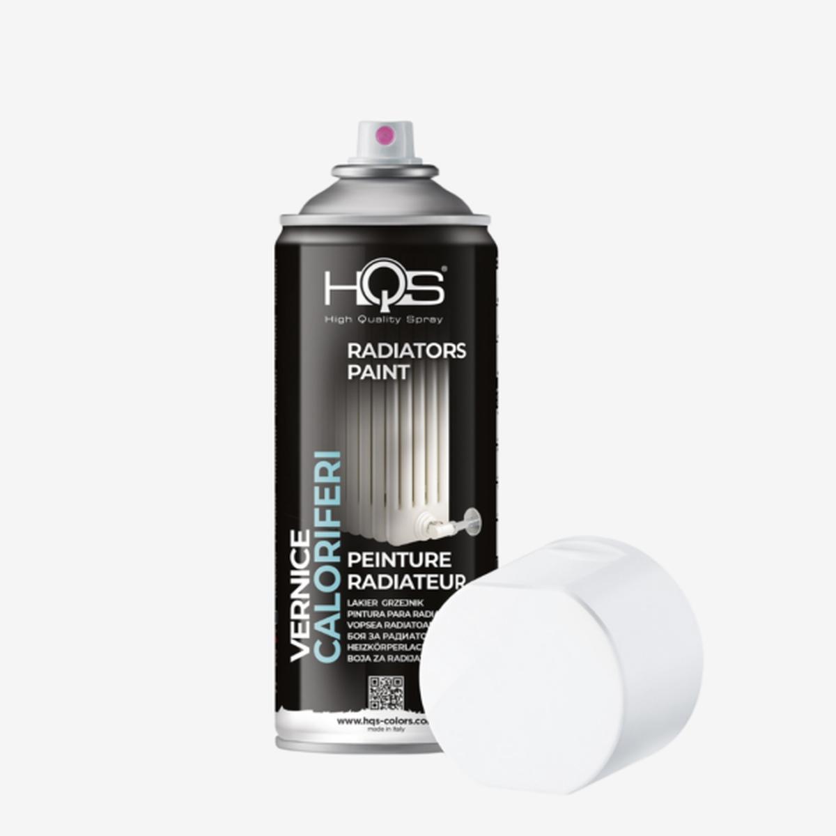 Hqs colors vernice spray bianco calorifero satinato 400 ml