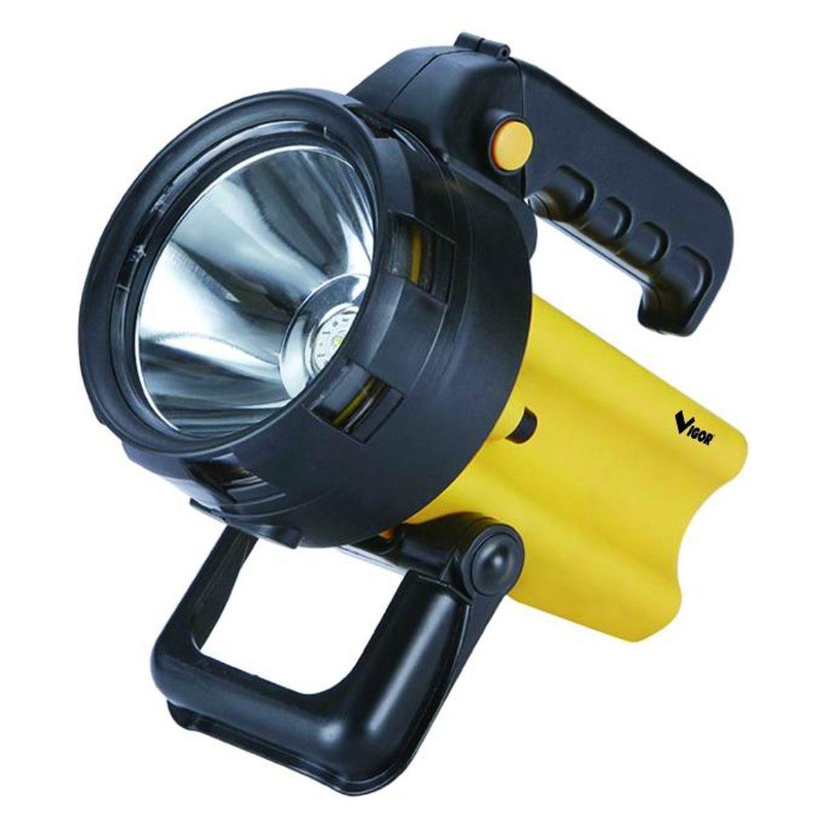 Faro vigor led ricaricabile art. foco 1 maxi led 280lm