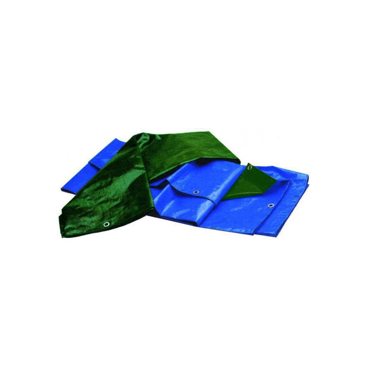 Telone vigor antistrappo pesante bicolor blu/verde 2x3m