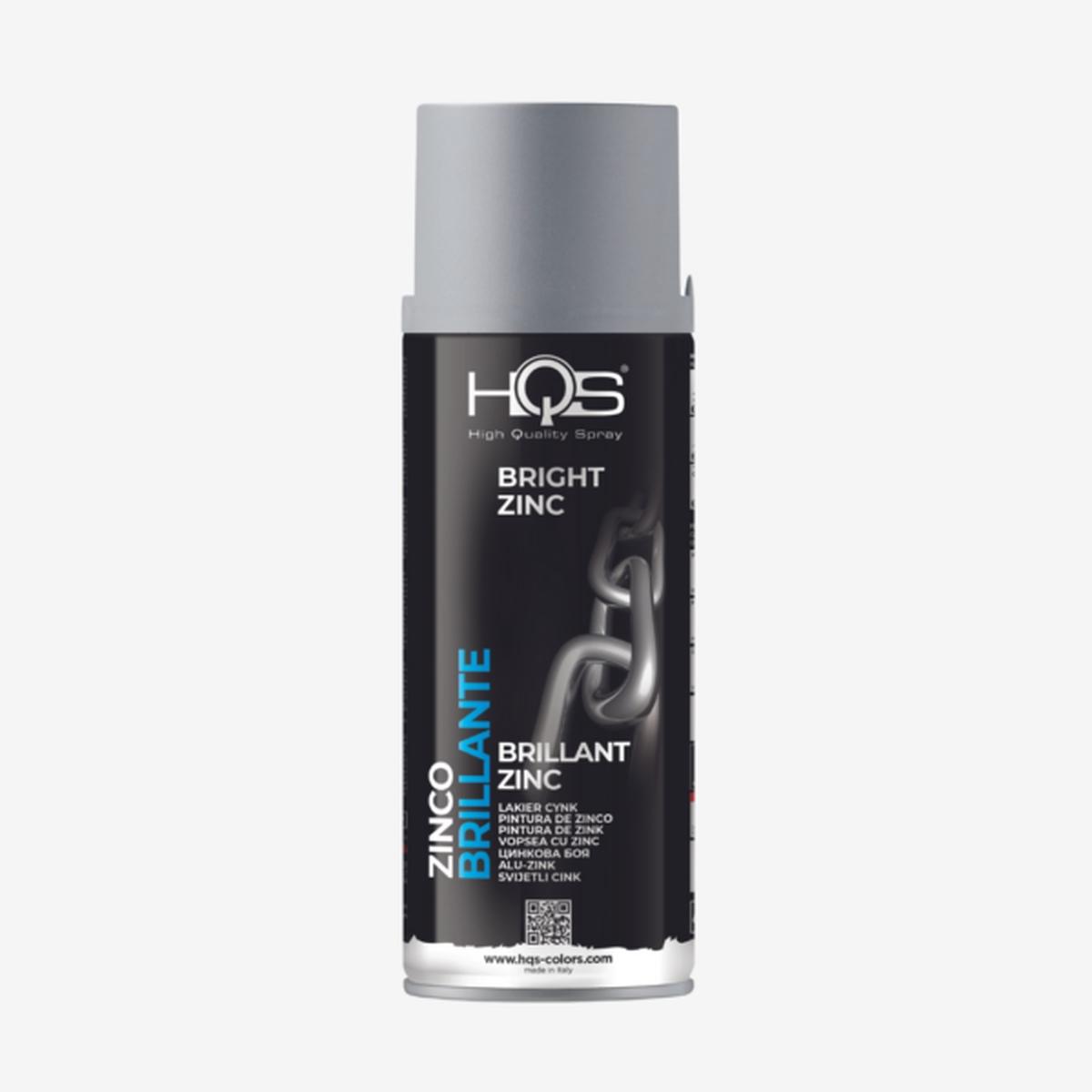 Hqs colors vernice spray zinco brillante 400 ml