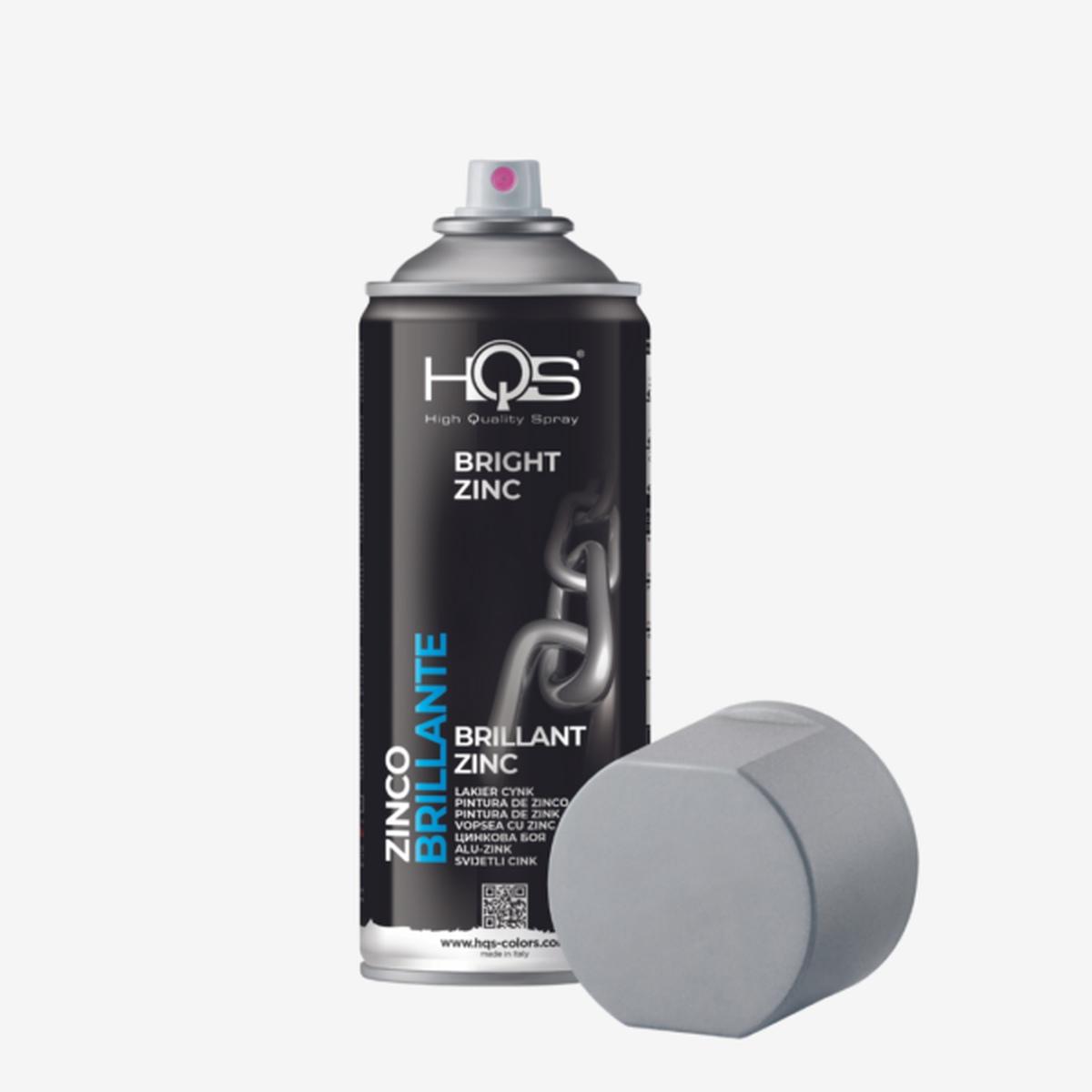 Hqs colors vernice spray zinco brillante 400 ml