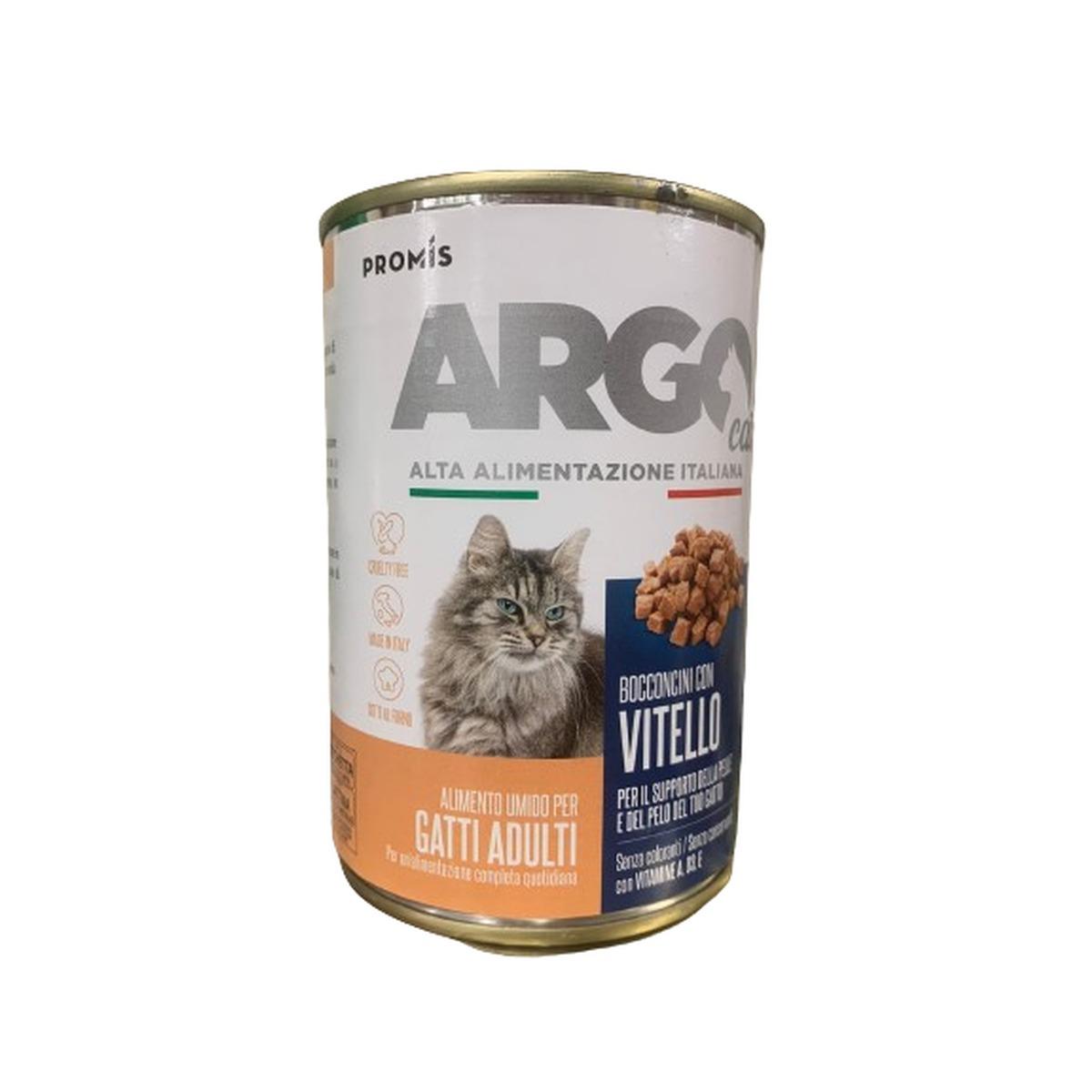 Argo bocconcini di vitello per gatto 400gr