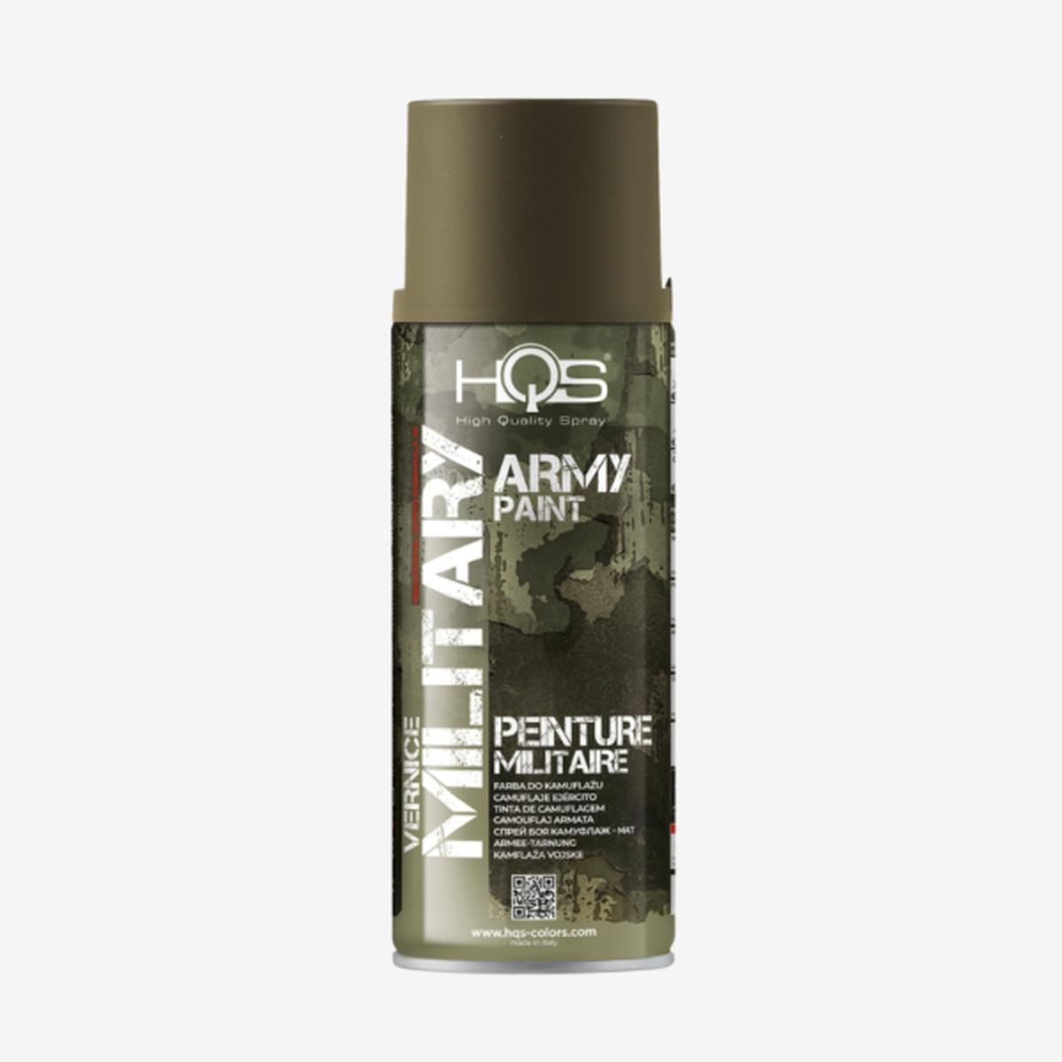 Hqs colors vernice spray military camouflage verde canna 400ml