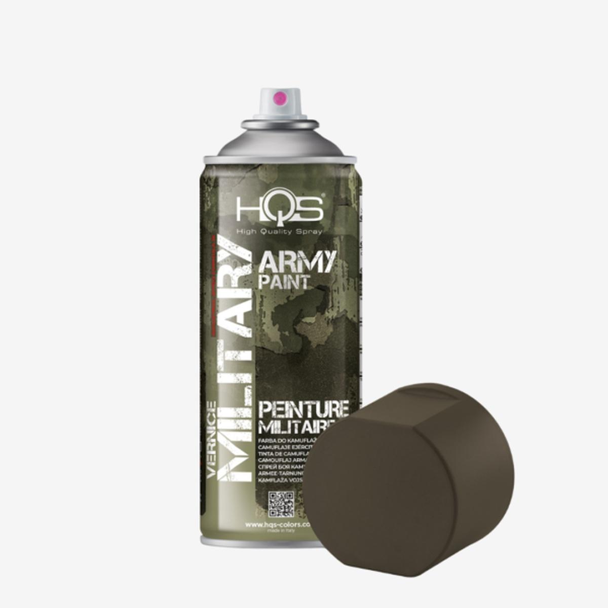 Hqs colors vernice spray military camouflage grigio verde 400ml