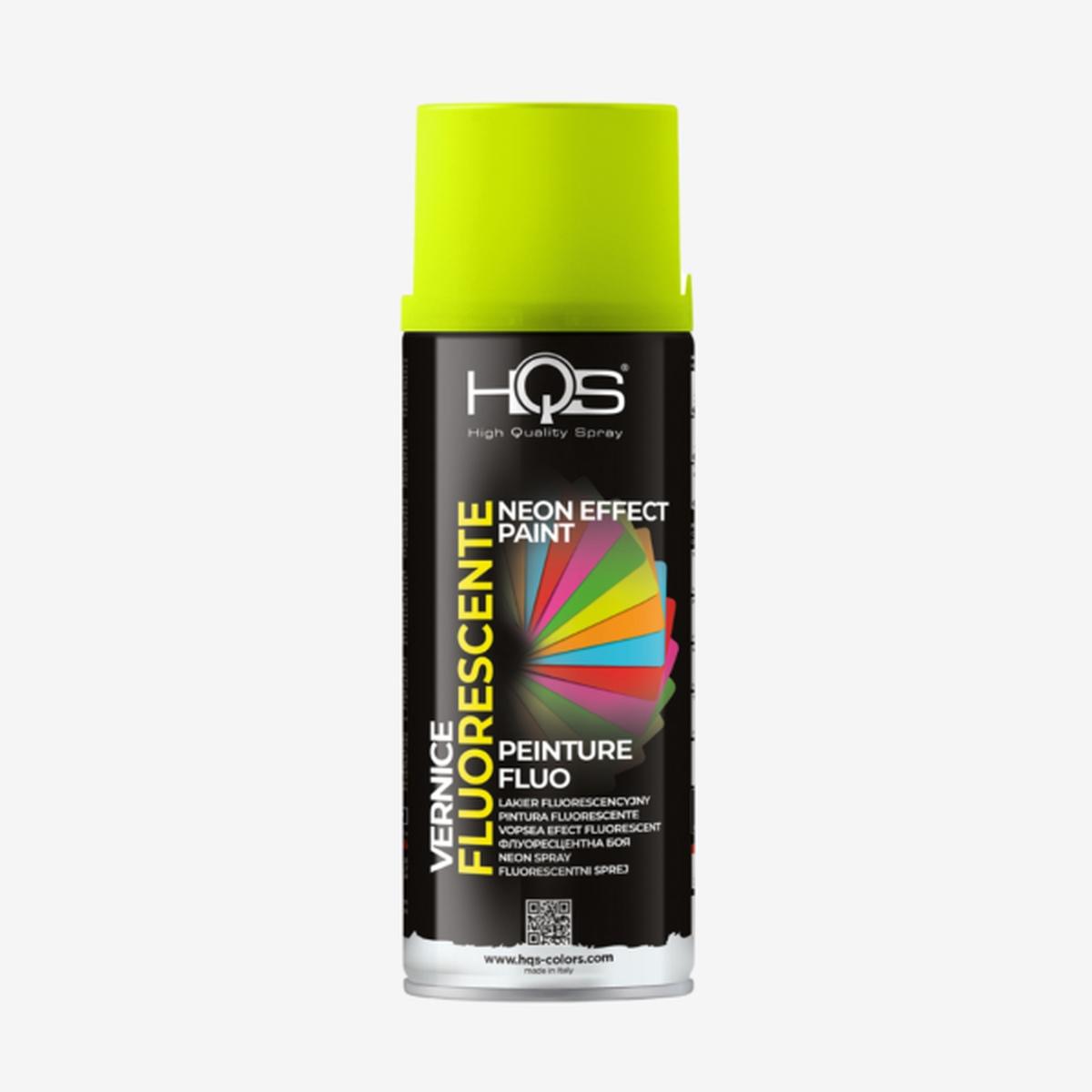 Hqs colors vernice spray giallo fluorescente 400ml