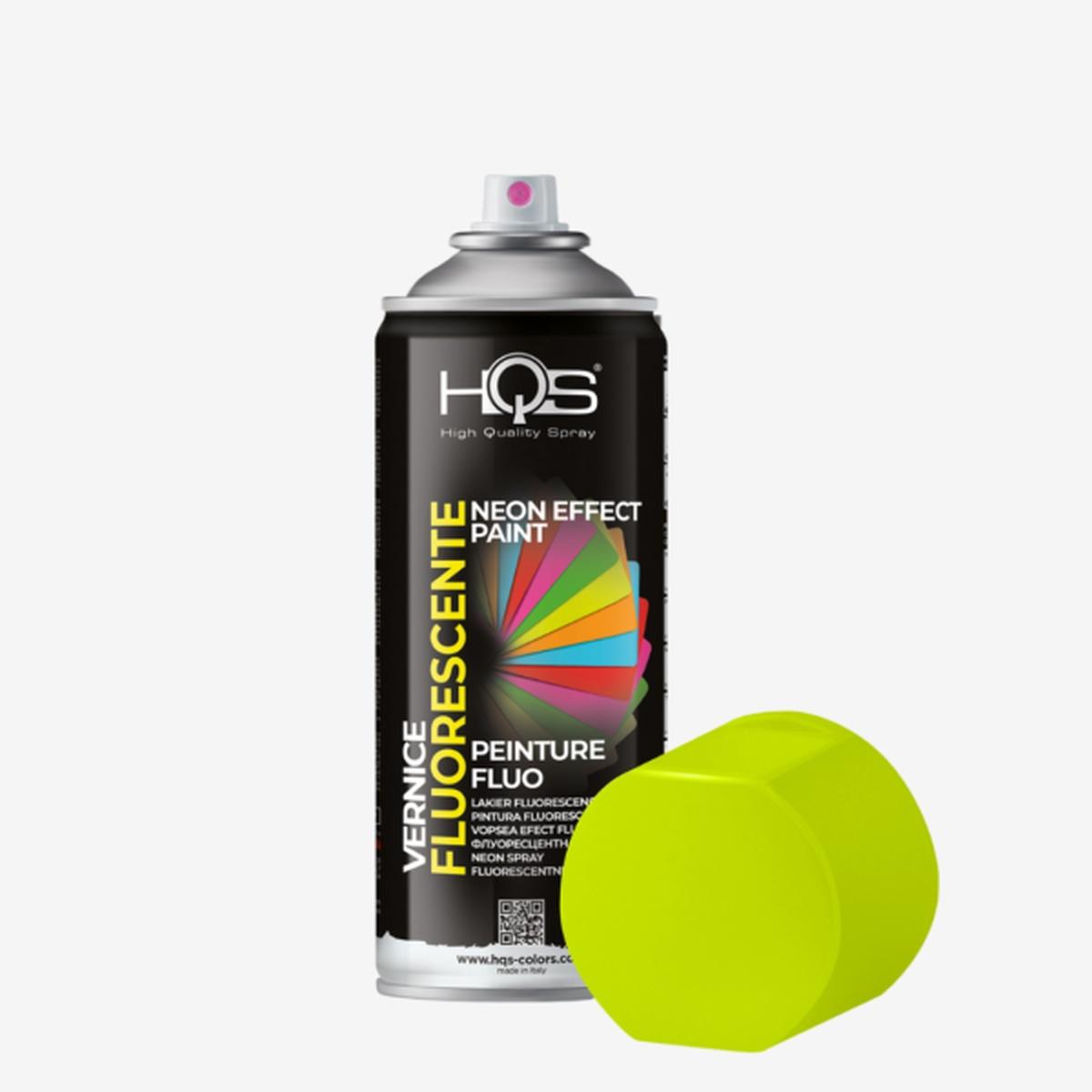 Hqs colors vernice spray giallo fluorescente 400ml