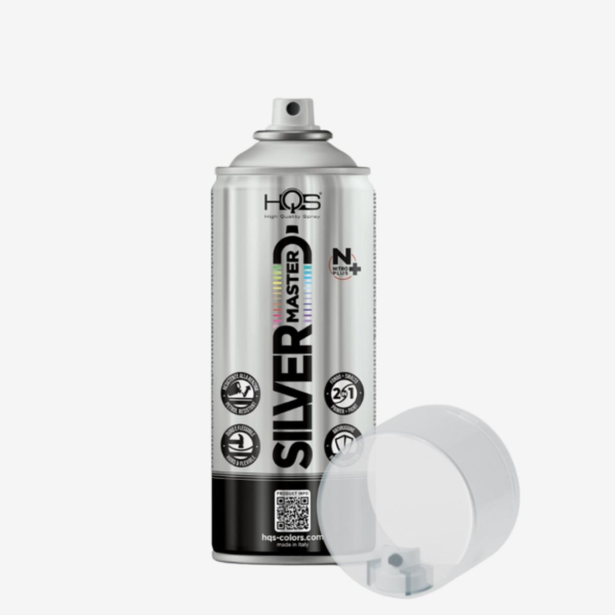 Hqs colors vernice spray ral master silver/argento 400ml