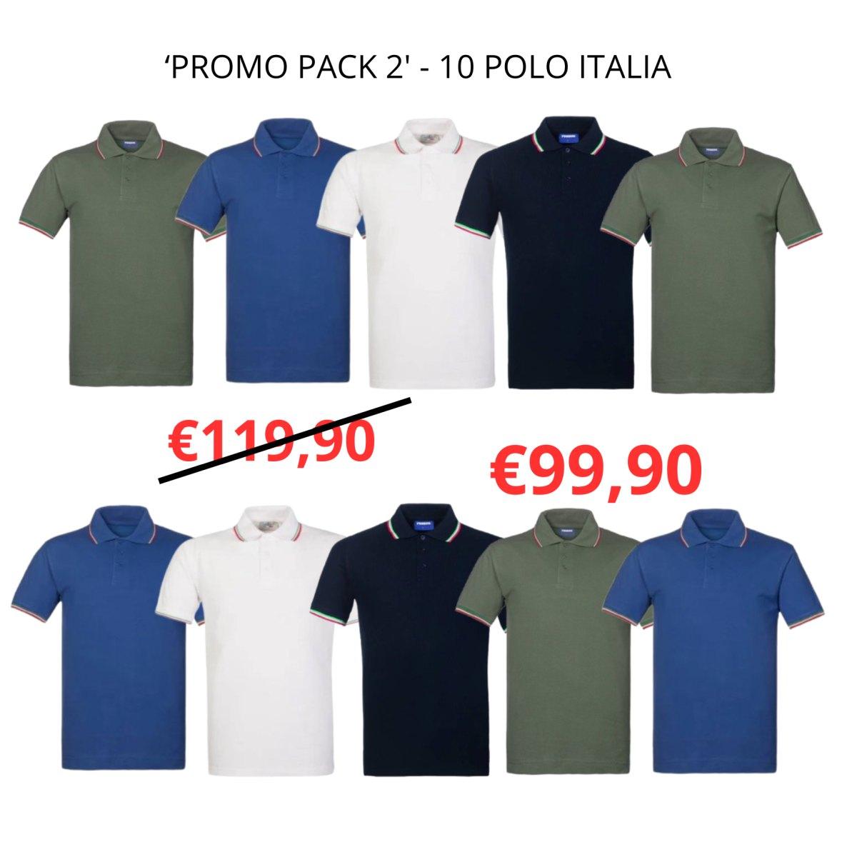 Promo polo italia 10 pezzi