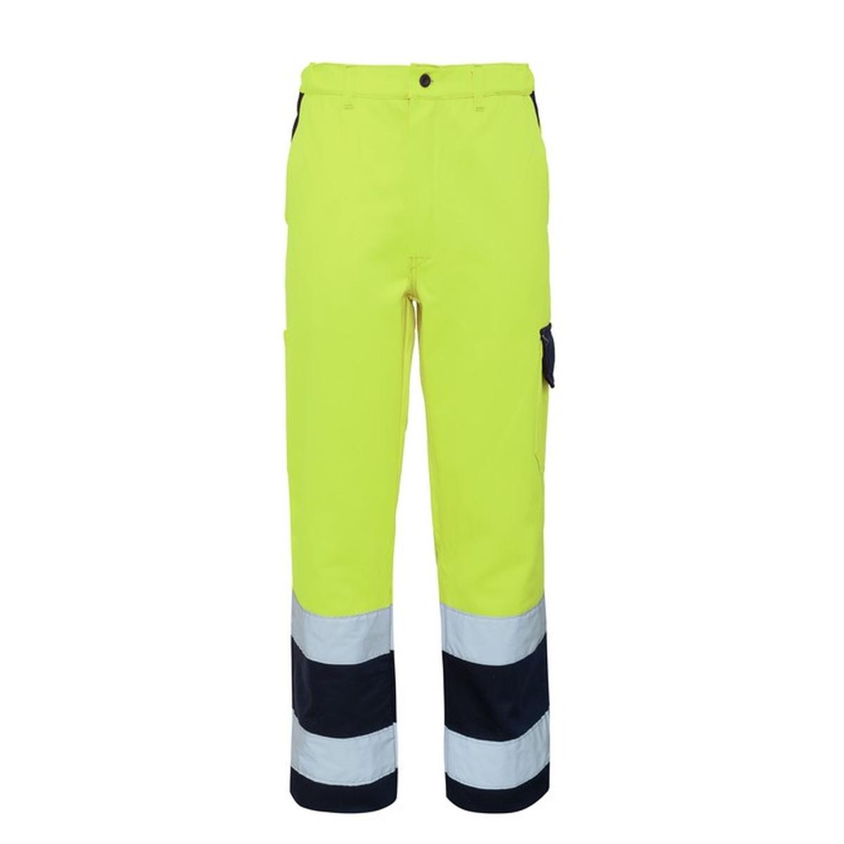 Rossini pantaloni invernali hi-vis giallo fluo e blu tg.xl