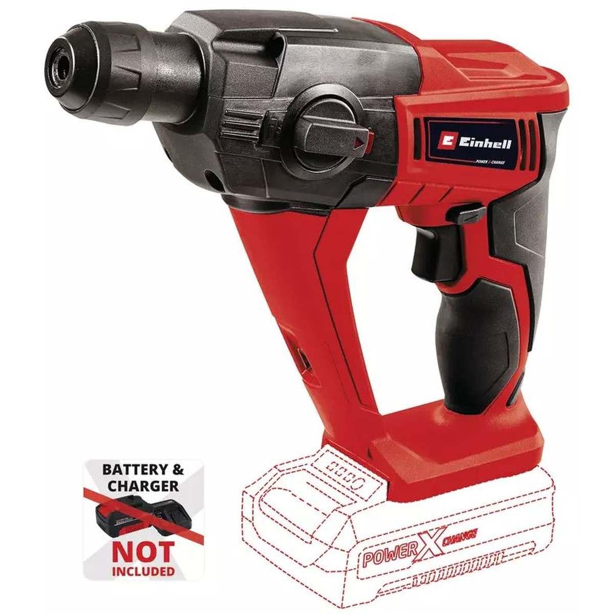 EINHELL 4513812 - Martello tassellatore a 3 funzioni TE-HD 18 Li - SOLO