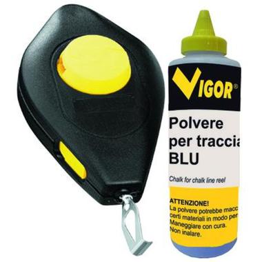 Dispositivo traccialinee set vigor con polvere filo mt.30