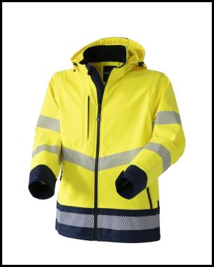 Rossini giubbotto softshell hi-vis hook giallo fluo tg. l